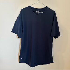 BYLT Premium Basics Signature Tee Navy Blue XL Stretch